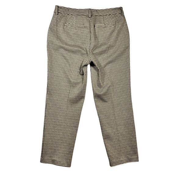 Liverpool Women's Kelsey Midrise Black/Tan Plaid Trouser Dress Pants - Size 12 - Picture 6 of 10